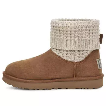 Зимние ботинки (WMNS) UGG Classic Solene Mini Brown, коричневый