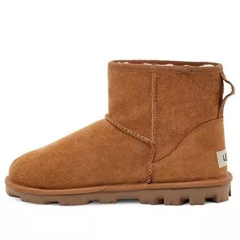 Зимние ботинки (WMNS) UGG Essential Mini Classic Fleece Lined Brown, коричневый