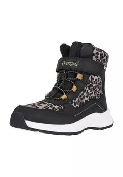 Зимние ботинки Yalisuan с практичным всепогодным профилем ZIGZAG, цвет Leopard