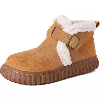 Зимние ботинки женские Abcfjg, бежевый