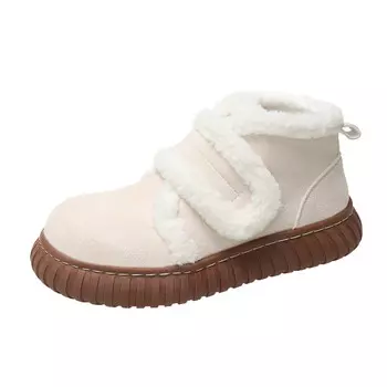 Зимние ботинки женские Abcylm, бежевый