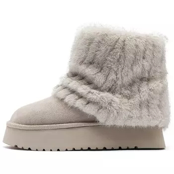 Зимние ботинки женские Agsdon, цвет Apricot