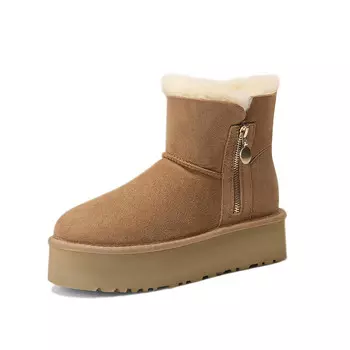 Зимние ботинки женские Aiqinisha, цвет Antelope Brown