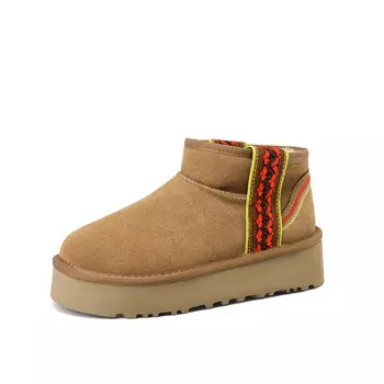 Зимние ботинки женские Aiqinisha, цвет Chestnut