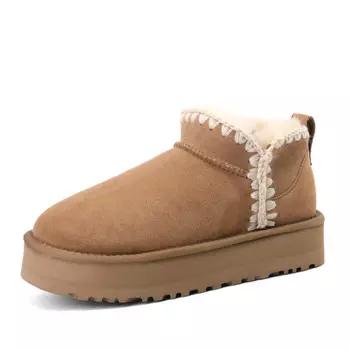 Зимние ботинки женские Aiqinisha, цвет Chestnut