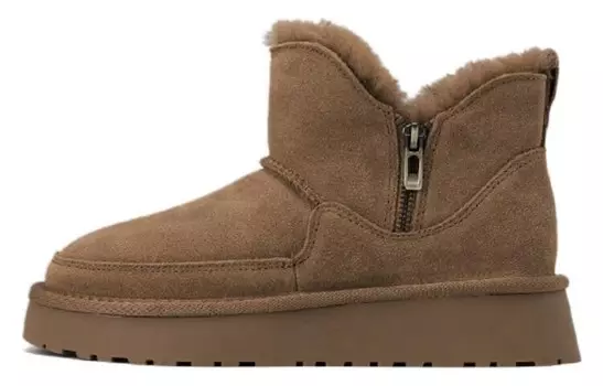 Зимние ботинки женские Aokang, коричневый