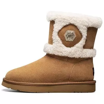 Зимние ботинки женские Au&Mu, черный