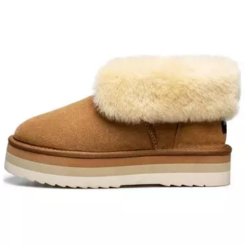 Зимние ботинки женские Au&Mu, фиолетовый/белый