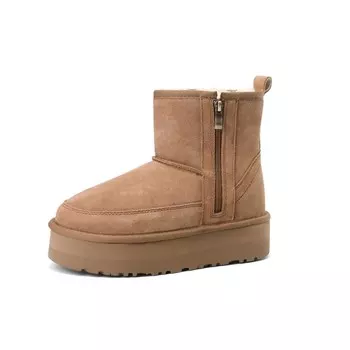 Зимние ботинки женские Bai Shiting, цвет Antelope Brown