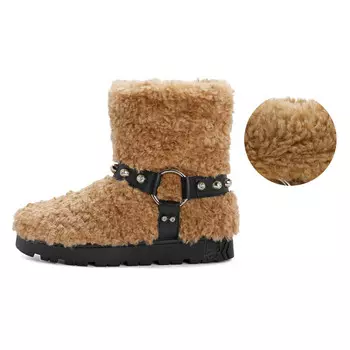 Зимние ботинки женские Belle, бежевый