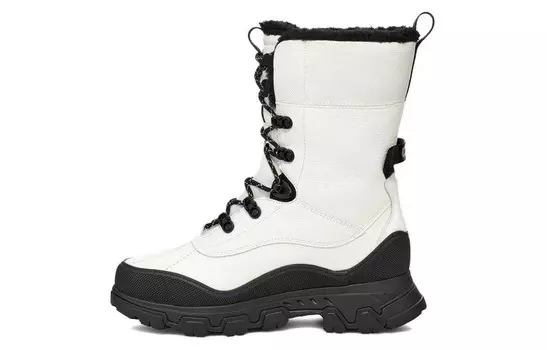 Зимние ботинки женские белые Ugg