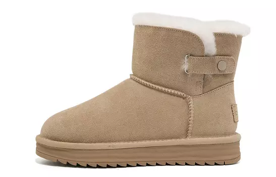 Зимние ботинки женские бежевые C°Banner