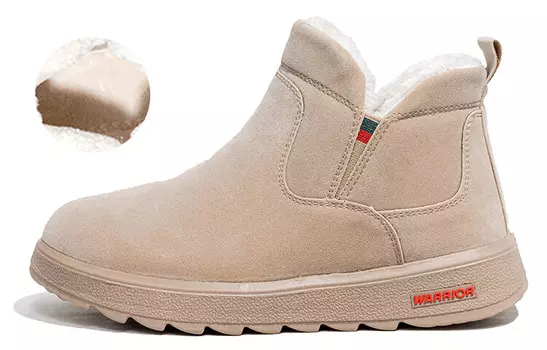Зимние ботинки женские бежевый Warrior