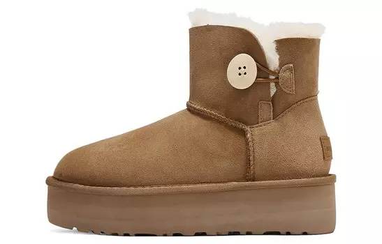 Зимние ботинки женские Bosssunwen, цвет Chestnut