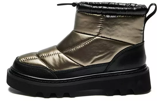 Зимние ботинки женские бронзовые Joy&Mario