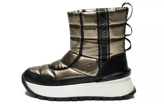Зимние ботинки женские бронзовые Joy&Mario