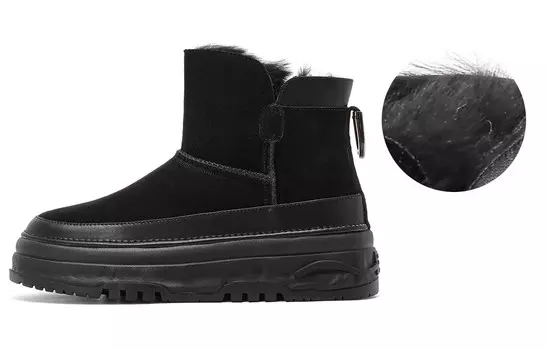 Зимние ботинки женские черные C°Banner