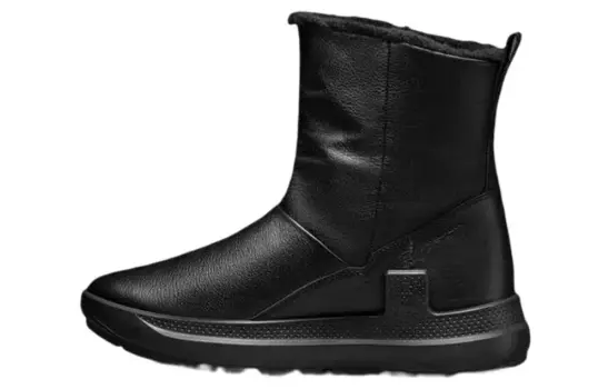 Зимние ботинки женские черные Ecco