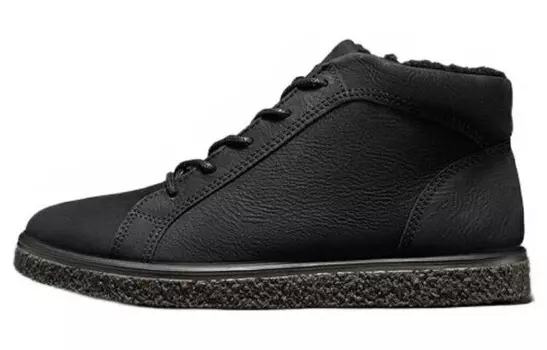 Зимние ботинки женские черные Ecco