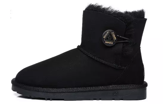 Зимние ботинки женские черные Everau