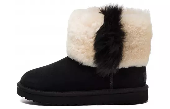 Зимние ботинки женские черные Ugg