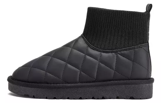 Зимние ботинки женские черные Warrior