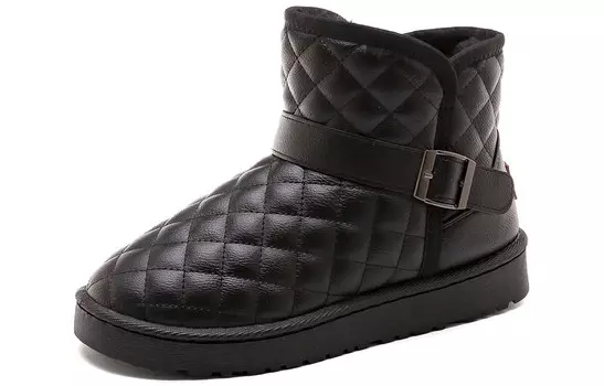 Зимние ботинки женские черные Warrior