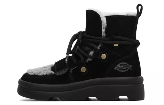 Зимние ботинки женские, черные/желто-коричневые/хаки Dickies