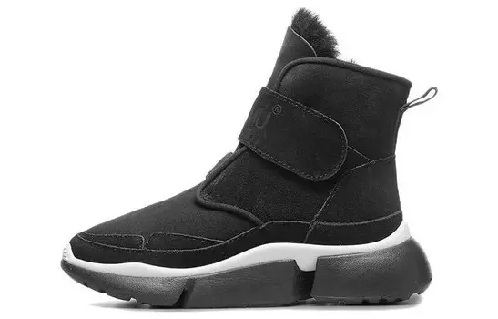 Зимние ботинки женские черный Au&Mu