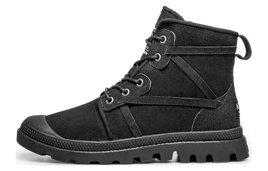 Зимние ботинки женские черный Au&Mu