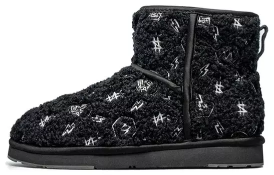 Зимние ботинки женские черный Au&Mu