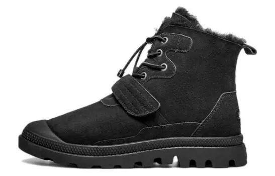 Зимние ботинки женские черный Au&Mu