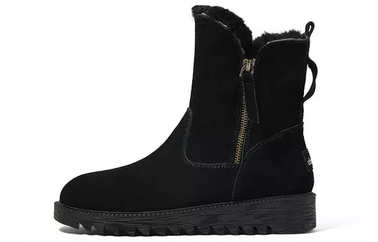 Зимние ботинки женские черный Cameido