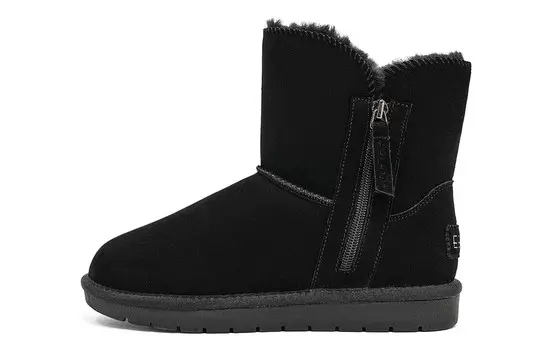 Зимние ботинки женские черный Eblan