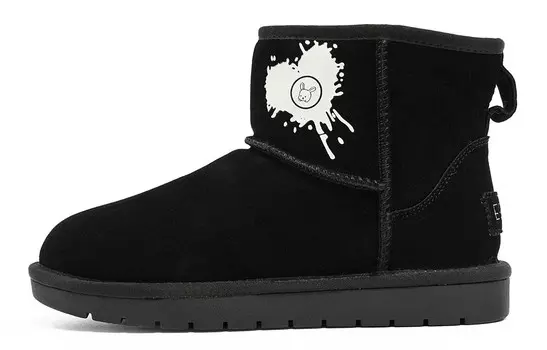 Зимние ботинки женские черный Eblan