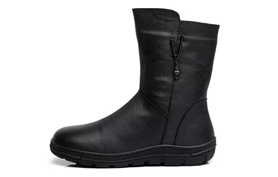 Зимние ботинки женские черный Golofi