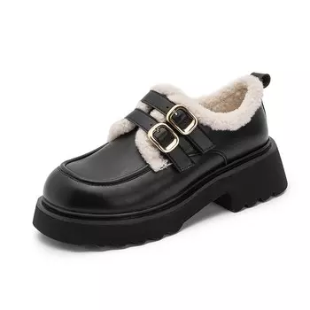 Зимние ботинки женские черный Obertine