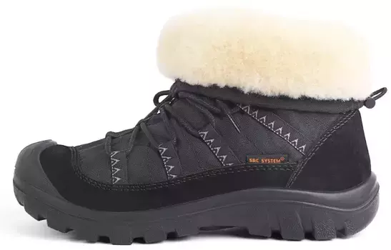 Зимние ботинки женские черный Slider