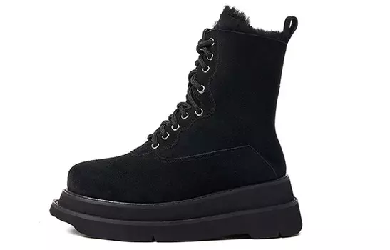 Зимние ботинки женские черный Stooshe