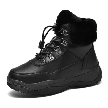 Зимние ботинки женские черный Yi Jiabao