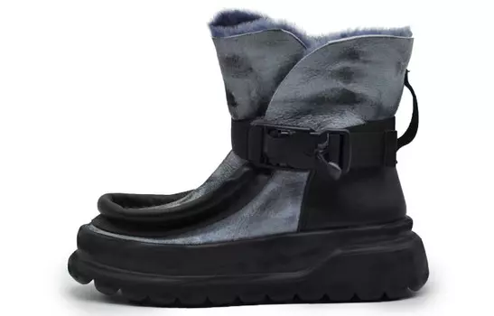 Зимние ботинки женские дымчато-серый Artmu
