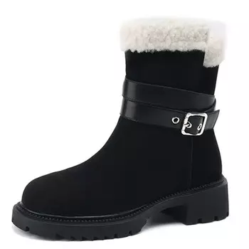 Зимние ботинки женские Flowerskam, черный