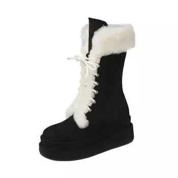 Зимние ботинки женские Flowerskam, черный