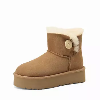 Зимние ботинки женские Flowerskam, цвет Antelope Brown