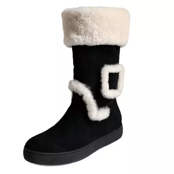 Зимние ботинки женские Flowerskam, цвет Apricot