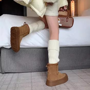 Зимние ботинки женские Flowerskam, цвет Caramel