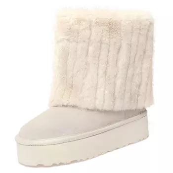 Зимние ботинки женские Flowerskam, цвет Light Brown