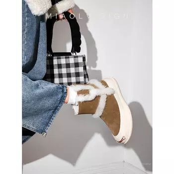 Зимние ботинки женские хаки Wonderful Couple