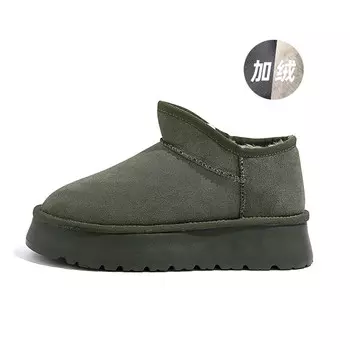 Зимние ботинки женские Huanqiu, зеленый