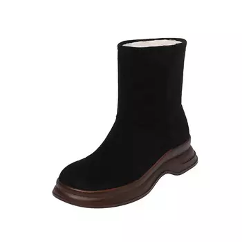 Зимние ботинки женские Jiuxingdao, черный